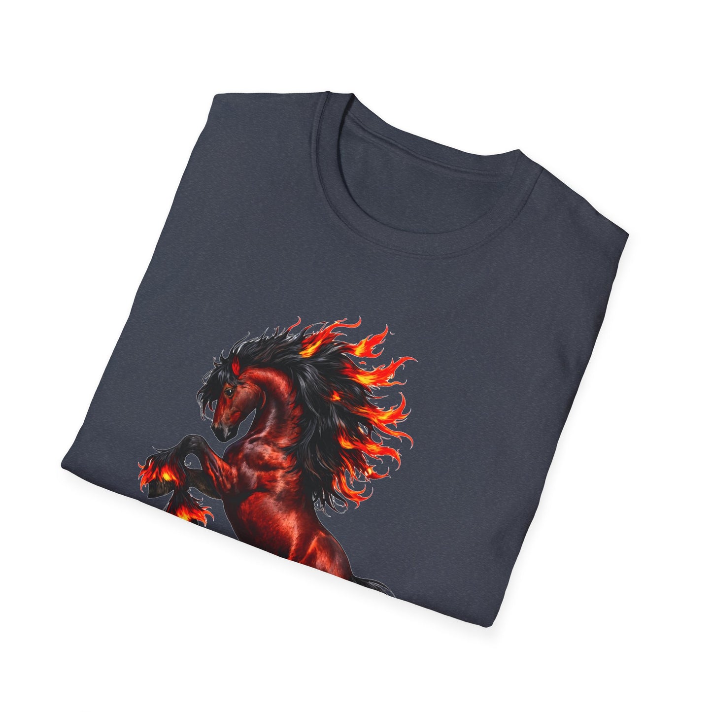 Year of the Fire Horse T-Shirt (Dark Color Shirt)| Fiery Horse Graphic | Symbolic Animal shirt