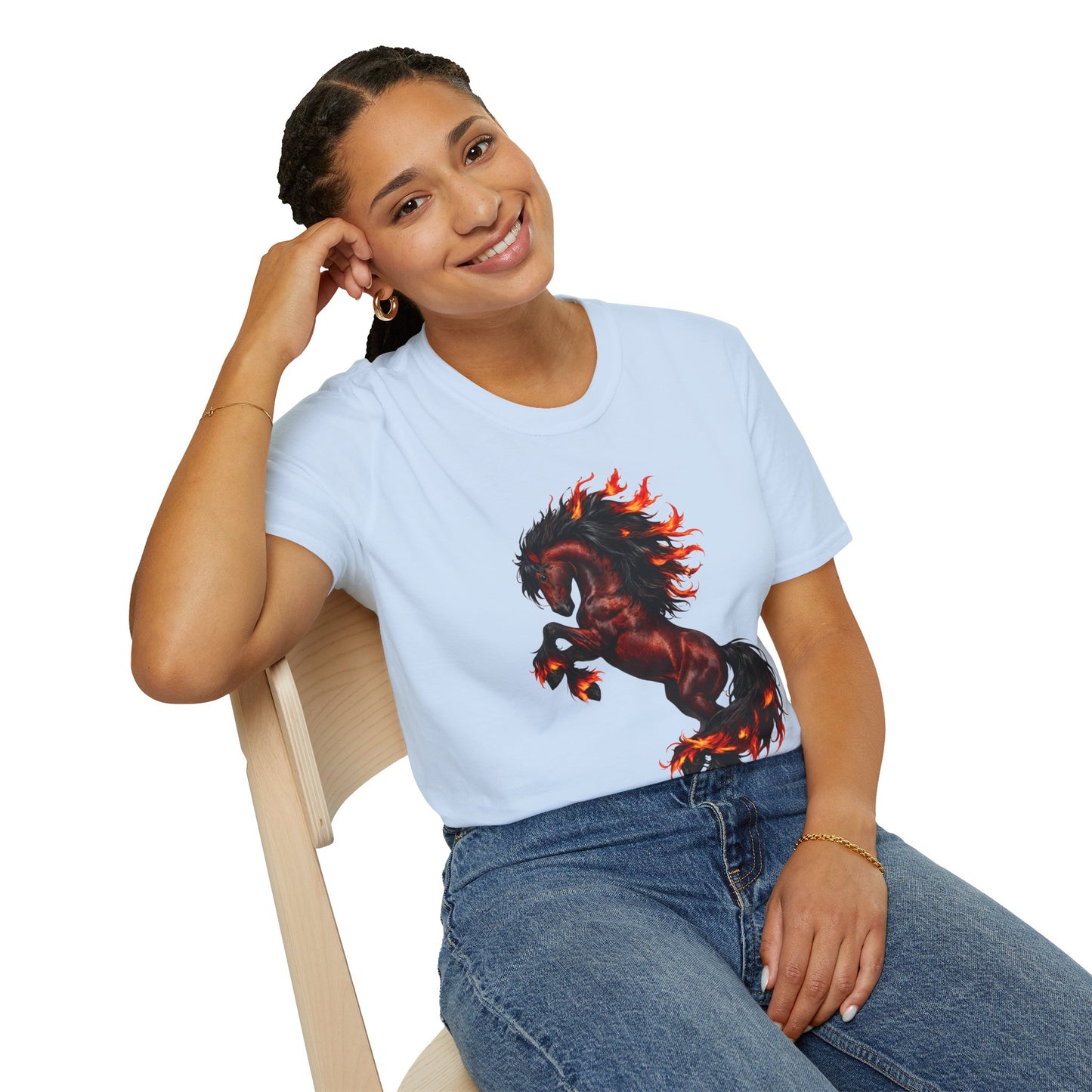 Fire Horse Shirt | Chinese Zodiac Horse Tee | Mythical Fire Horse Design | Fantasy Horse Gift | Lunar New Year Shirt