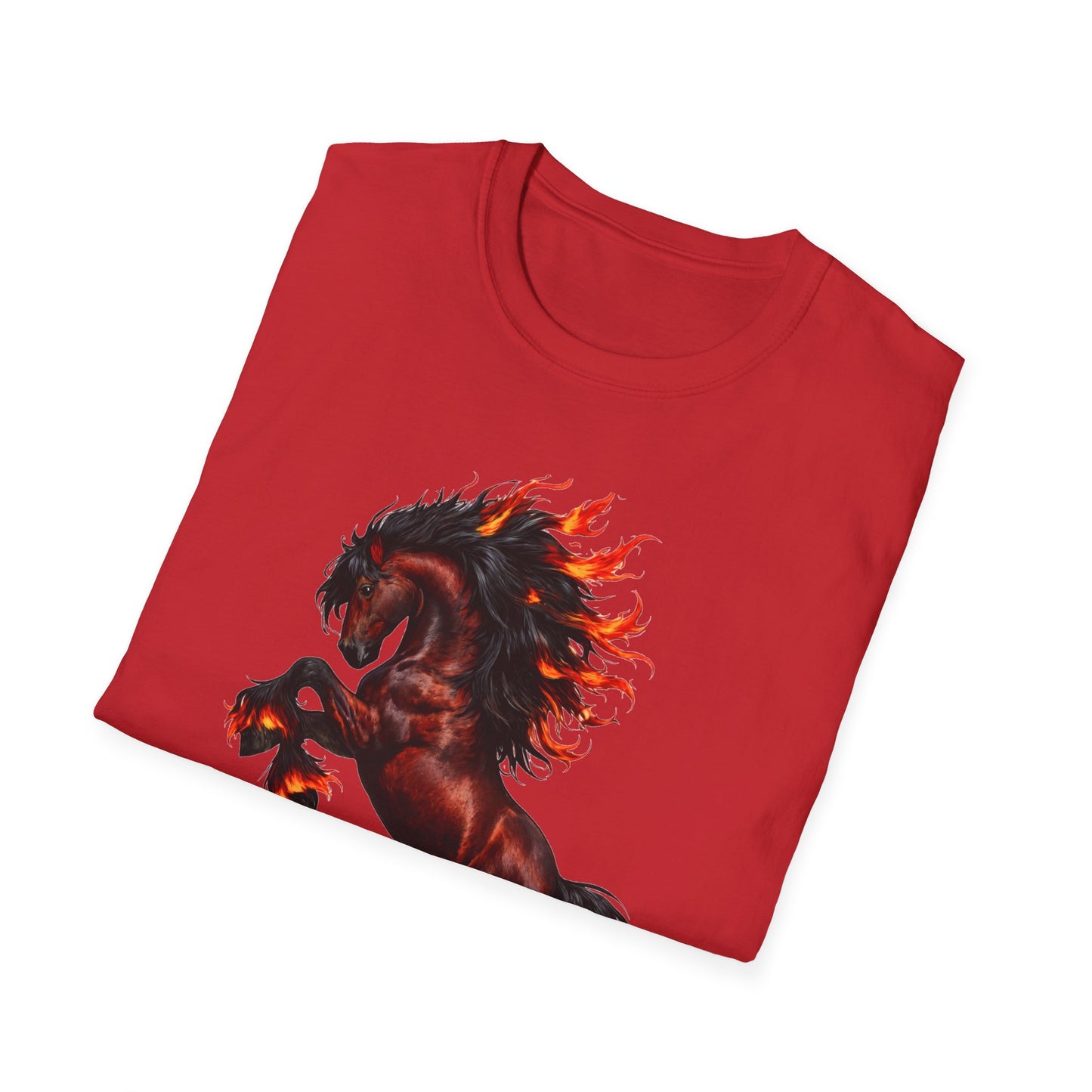 Fire Horse Shirt | Chinese Zodiac Horse Tee | Mythical Fire Horse Design | Fantasy Horse Gift | Lunar New Year Shirt