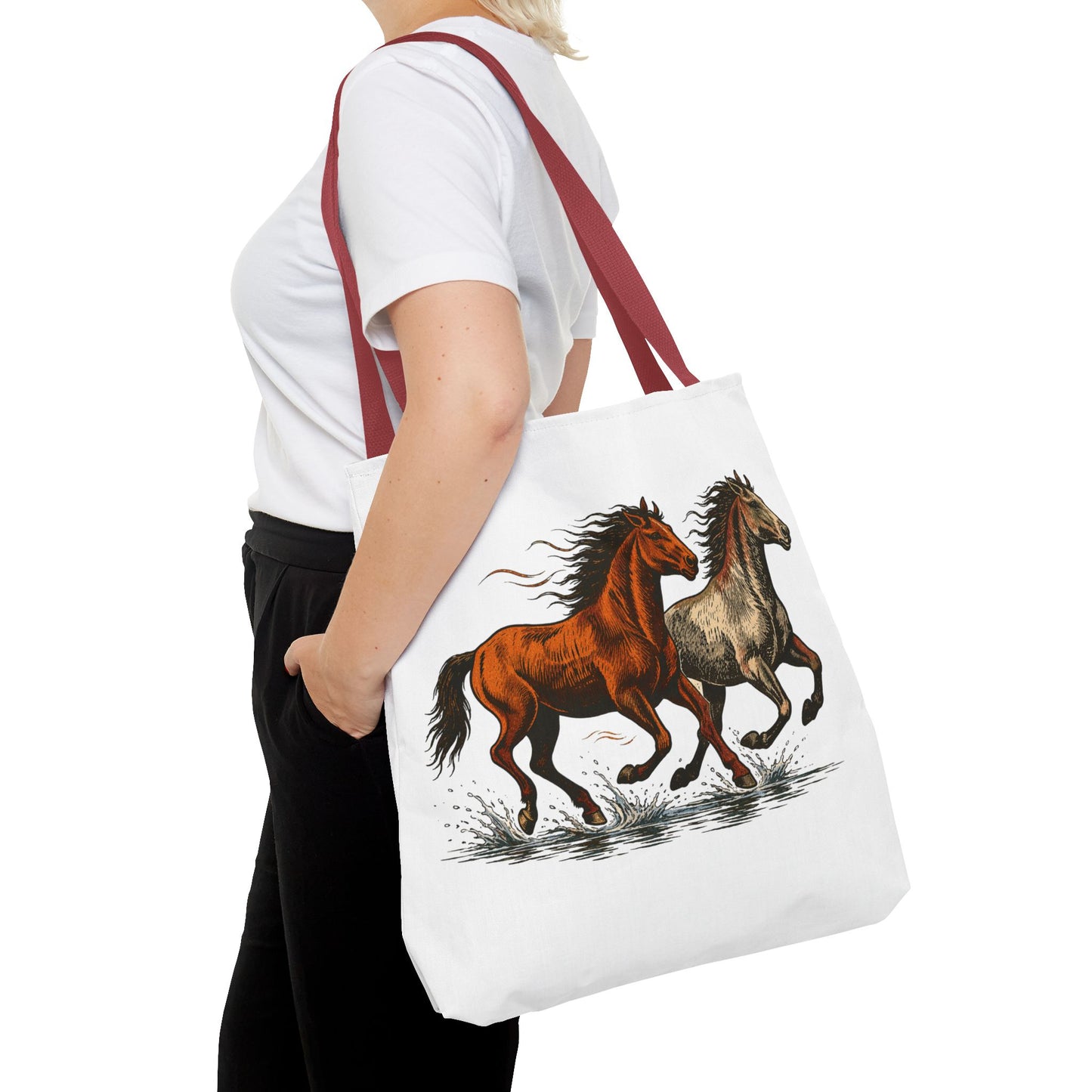 Wild Horse Tote Bag | Equestrian Art