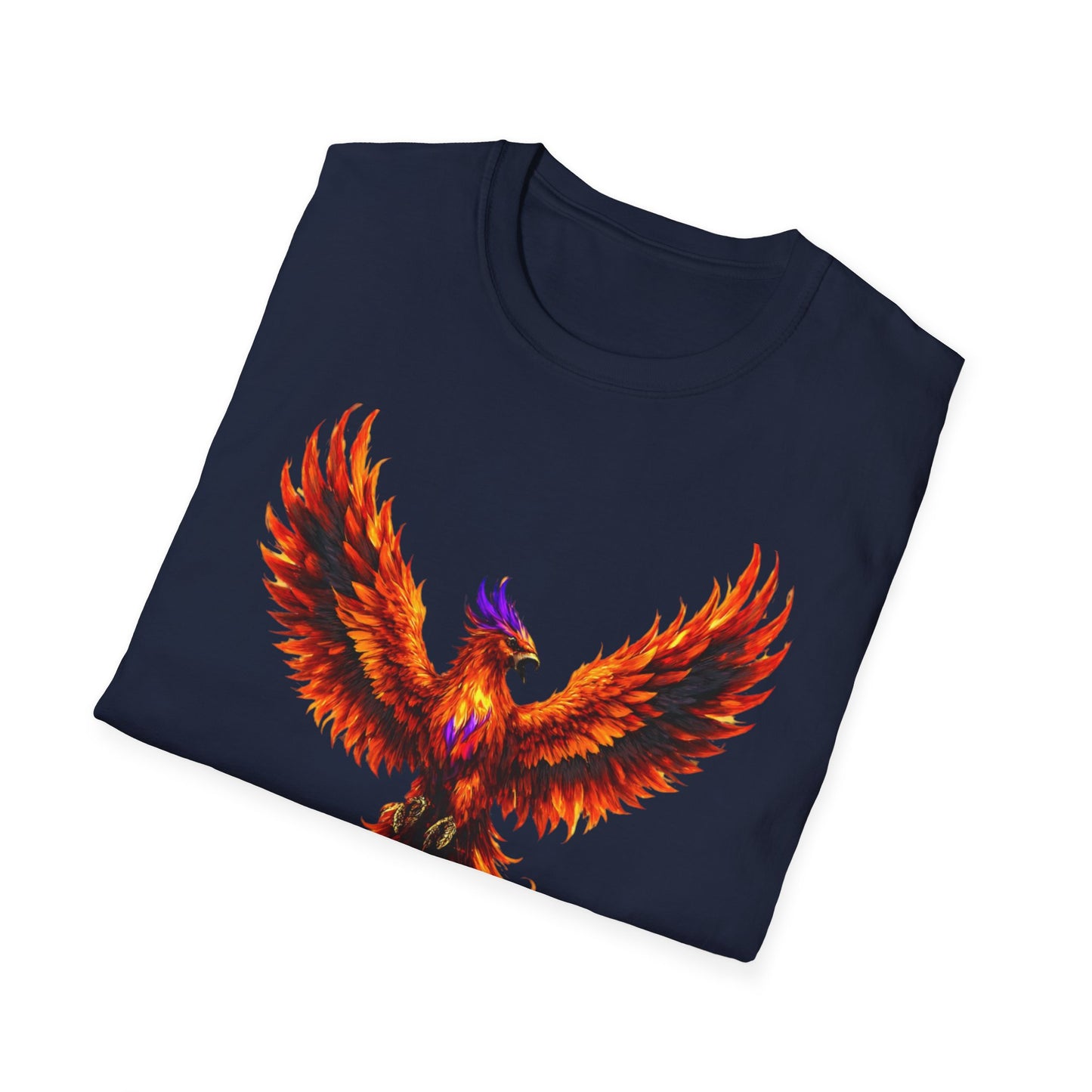Fire Phoenix T-Shirt | Vibrant Mythical Bird Graphic Tee | Spirit Animal T