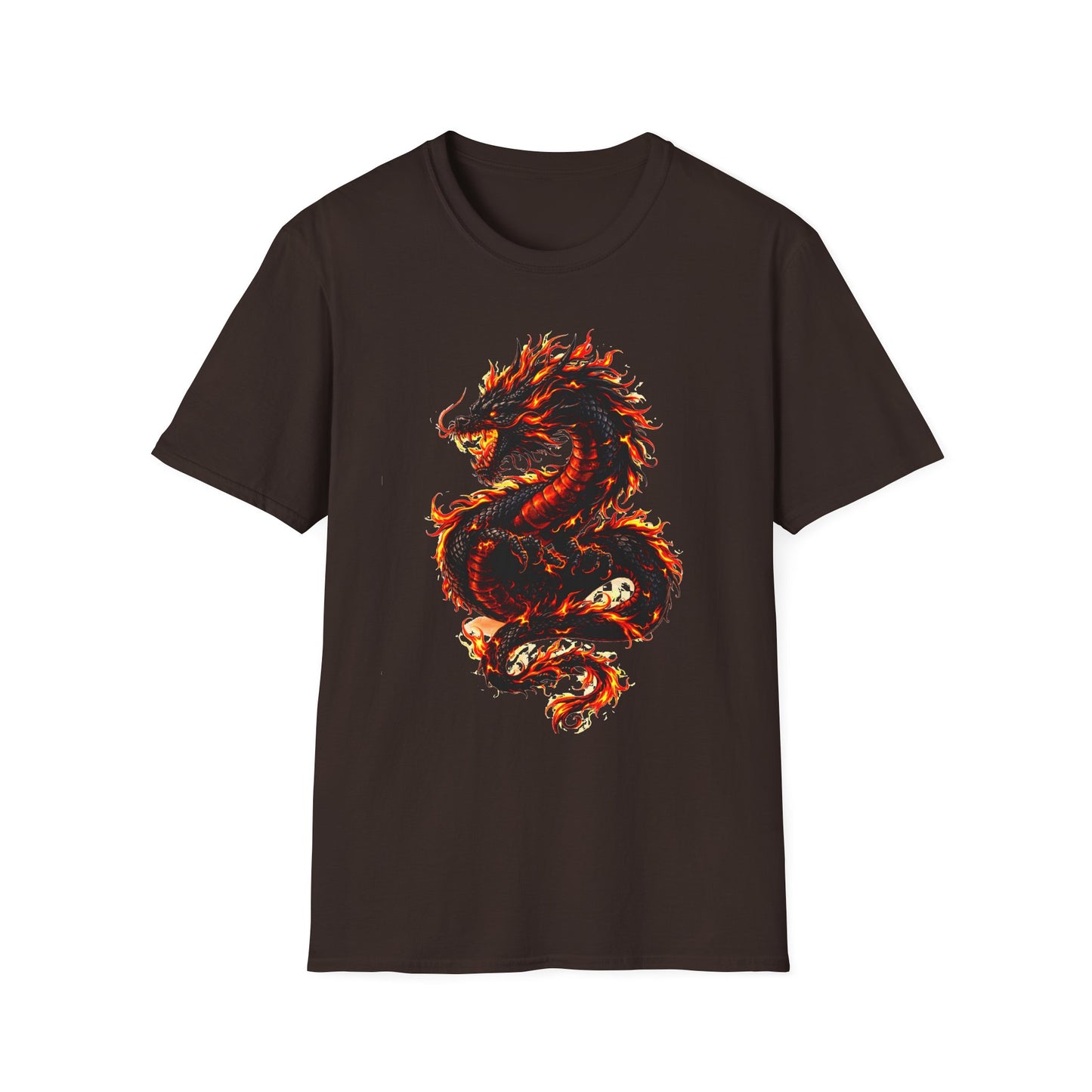 Fire Dragon Graphic T Shirt