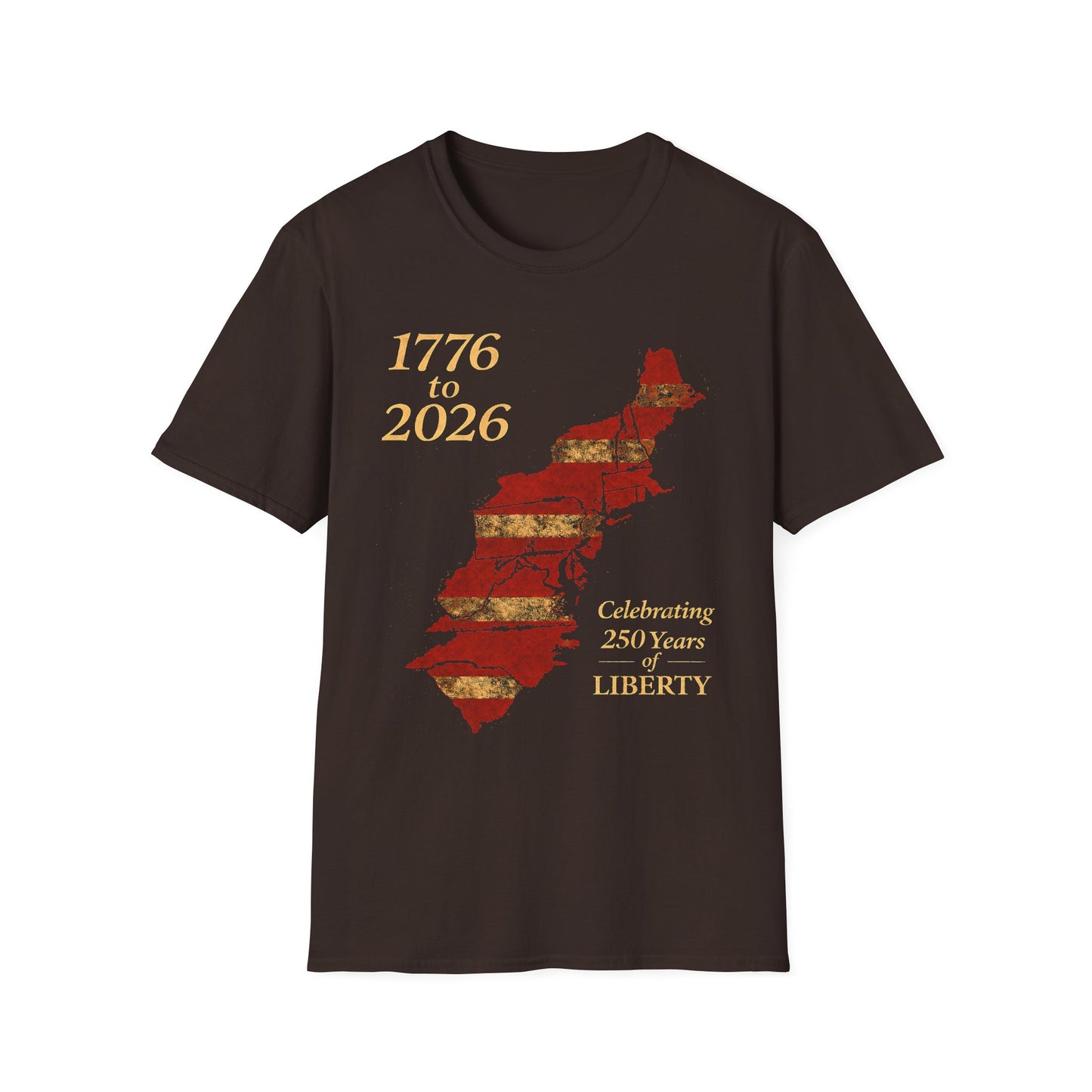 250 Years of Liberty Shirt | 1776 to 2026 Patriotic T | Vintage American Flag Tee | USA Independence Day Shirt | Men's Gift