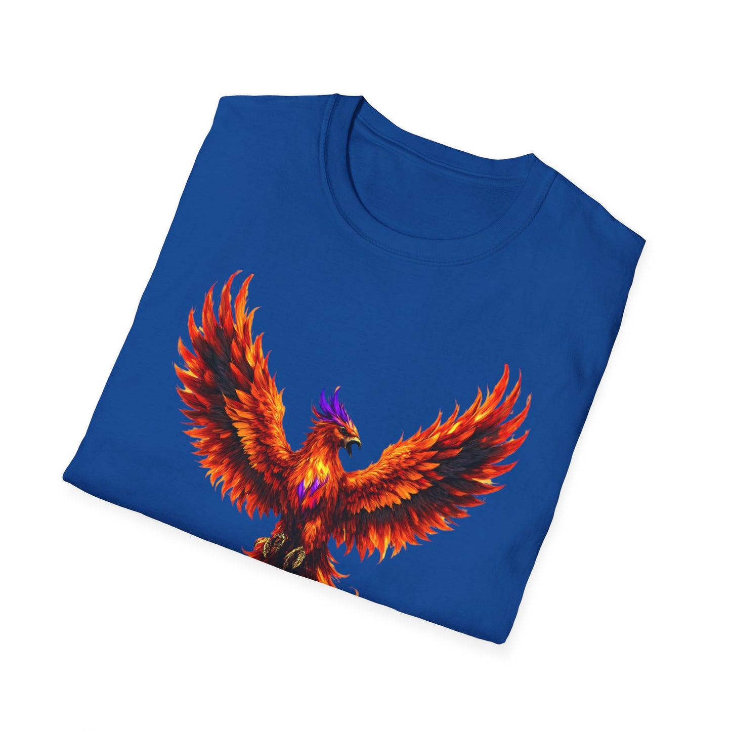 Fire Phoenix T-Shirt | Vibrant Mythical Bird Graphic Tee | Spirit Animal T