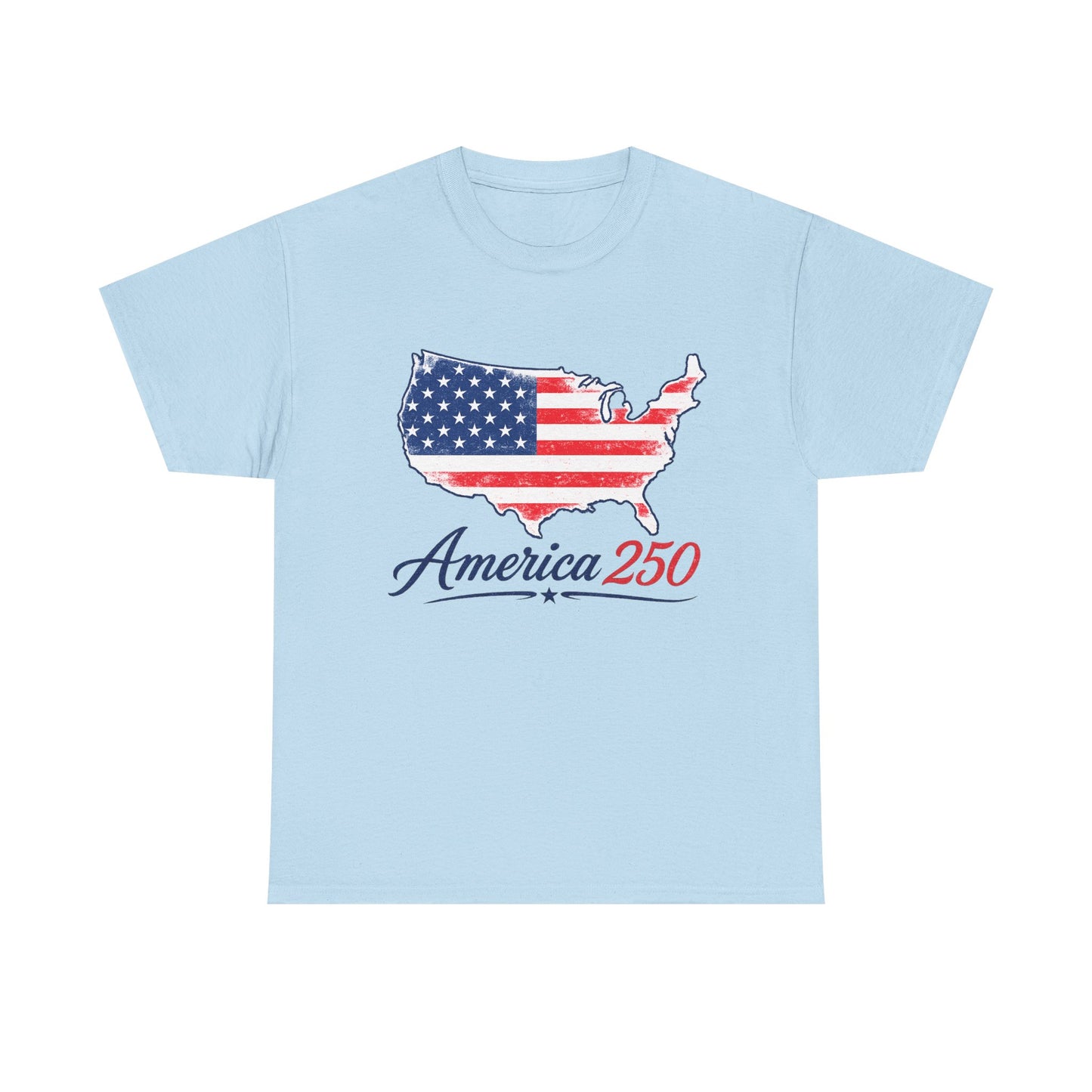 America 250 USA Map T-Shirt | America Anniversary Tee