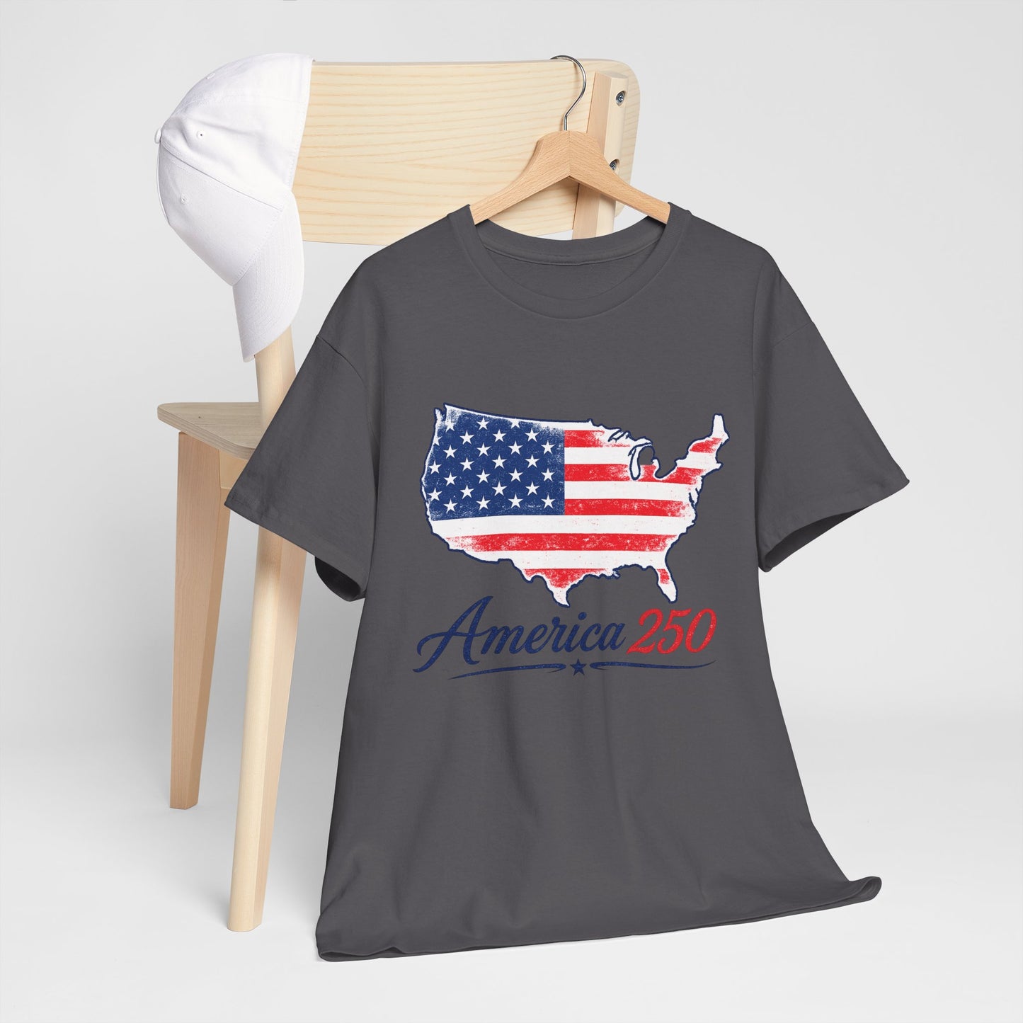America 250 USA Map T-Shirt | America Anniversary Tee