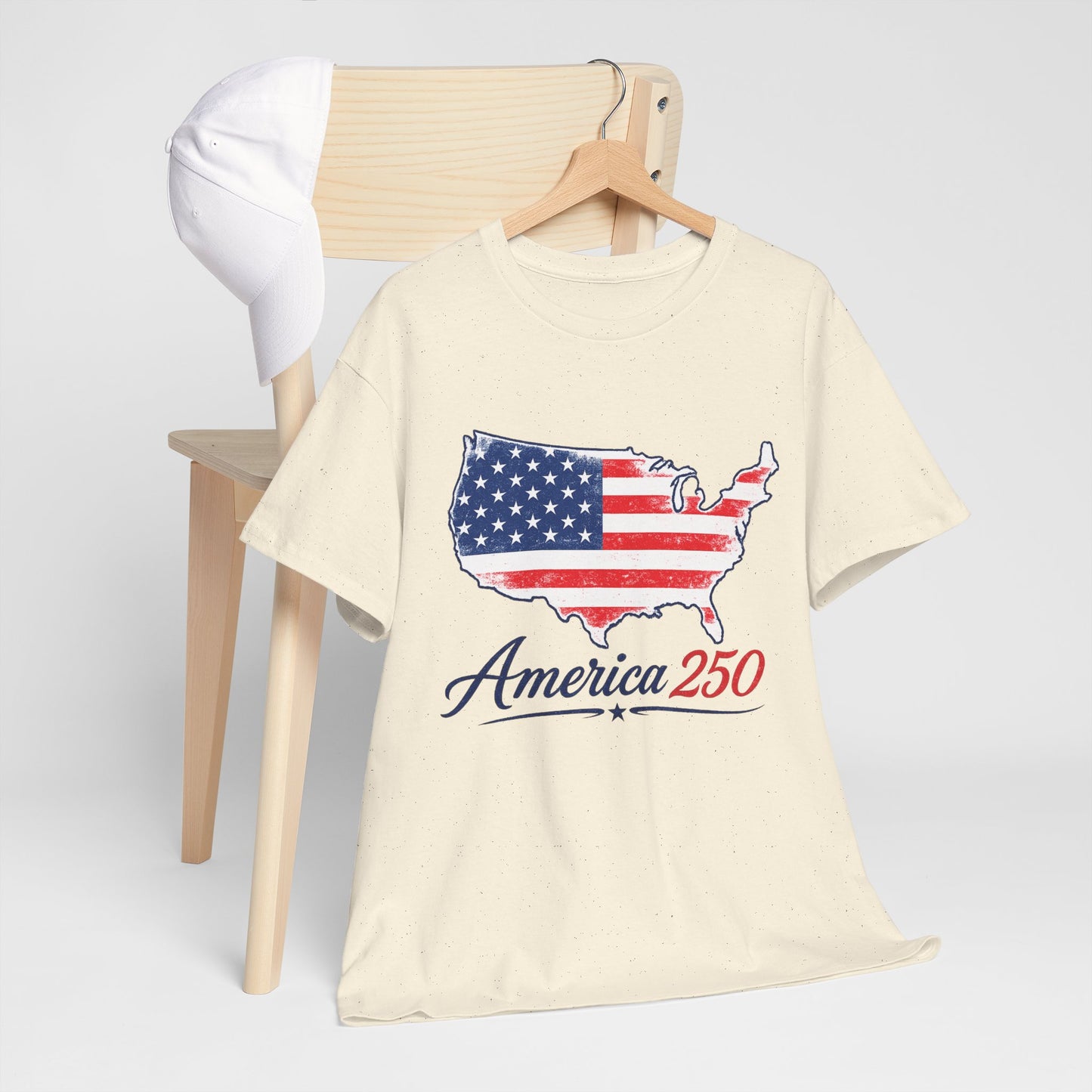 America 250 USA Map T-Shirt | America Anniversary Tee