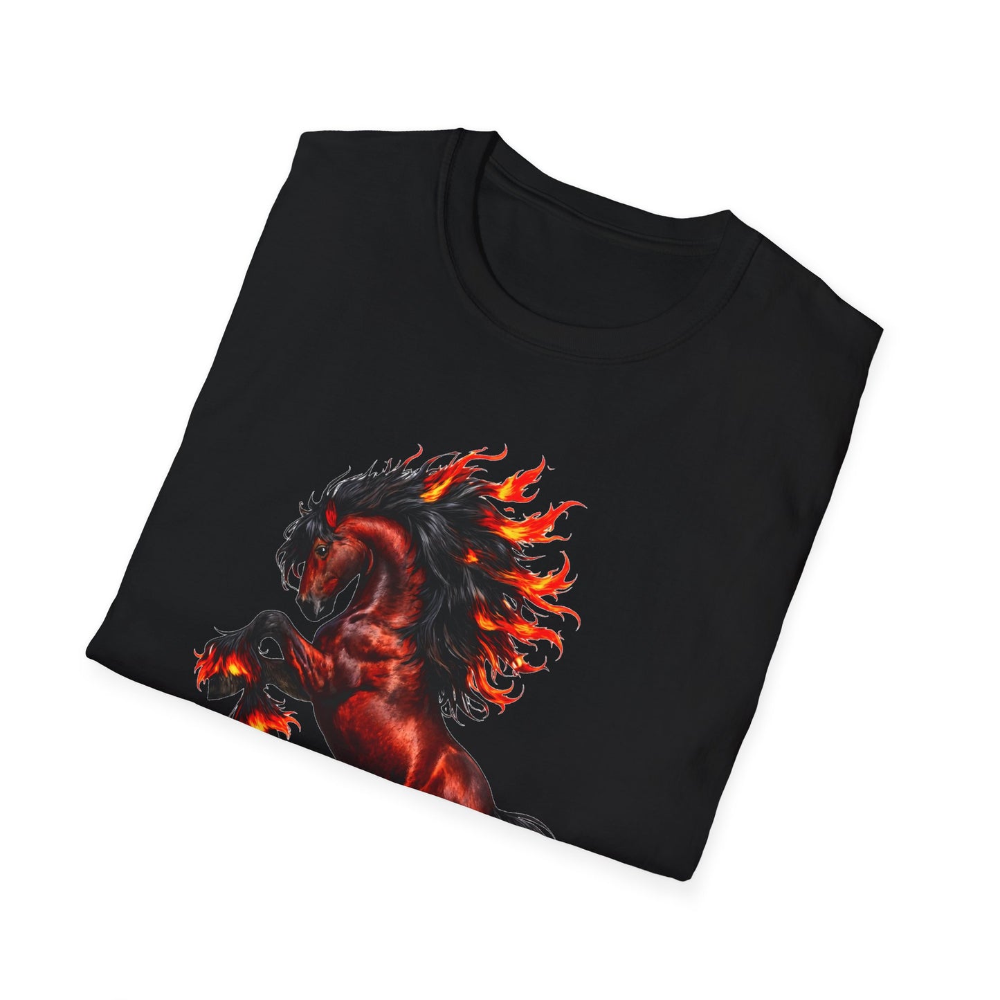 Year of the Fire Horse T-Shirt (Dark Color Shirt)| Fiery Horse Graphic | Symbolic Animal shirt