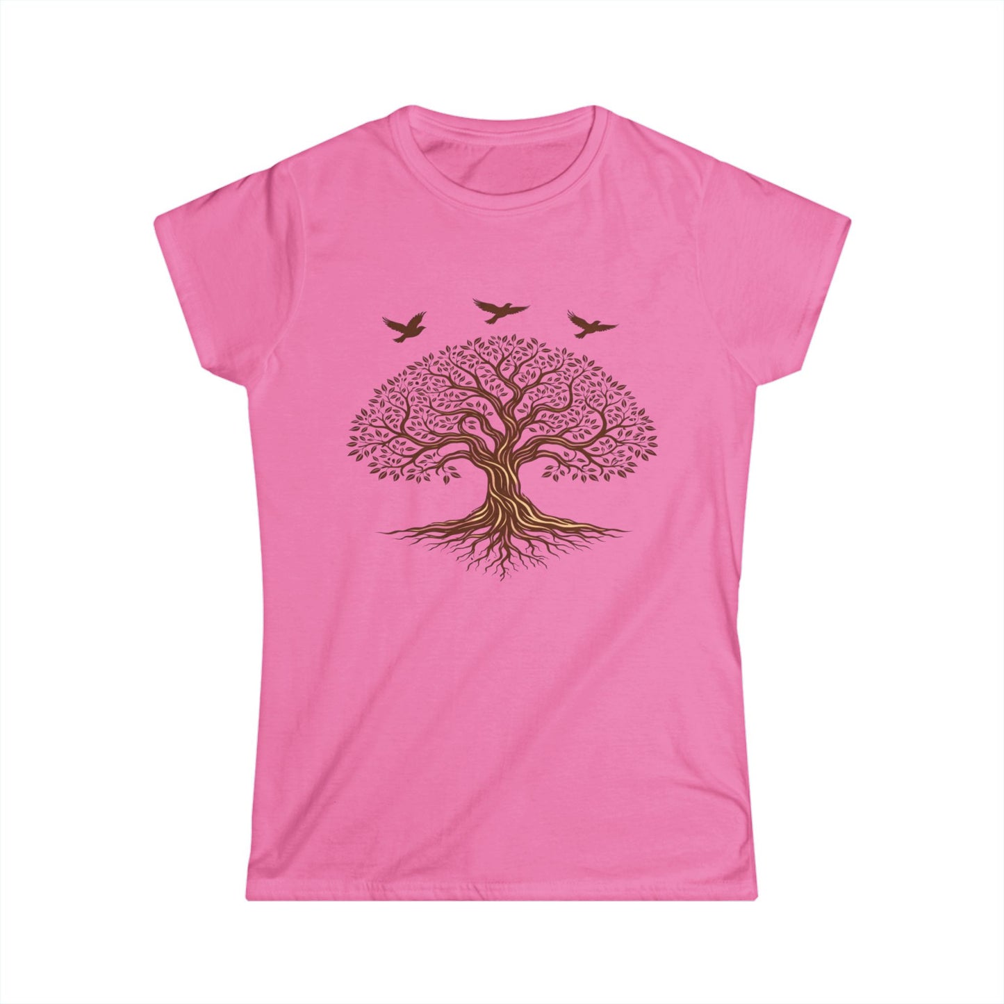 Tree of Life Shirt with Birds | Nature Graphic Tee | Spiritual Growth Shirt| Boho Tree Tee| Colorful Shirt Options