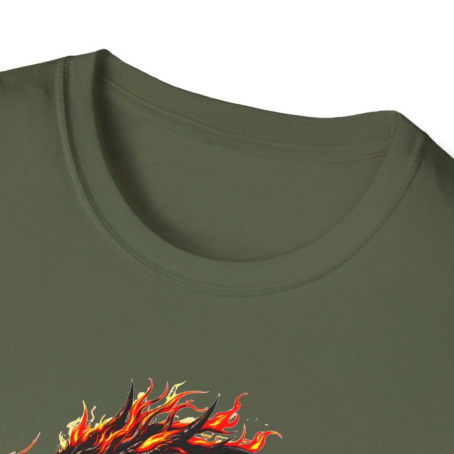 Fire Dragon Graphic T Shirt