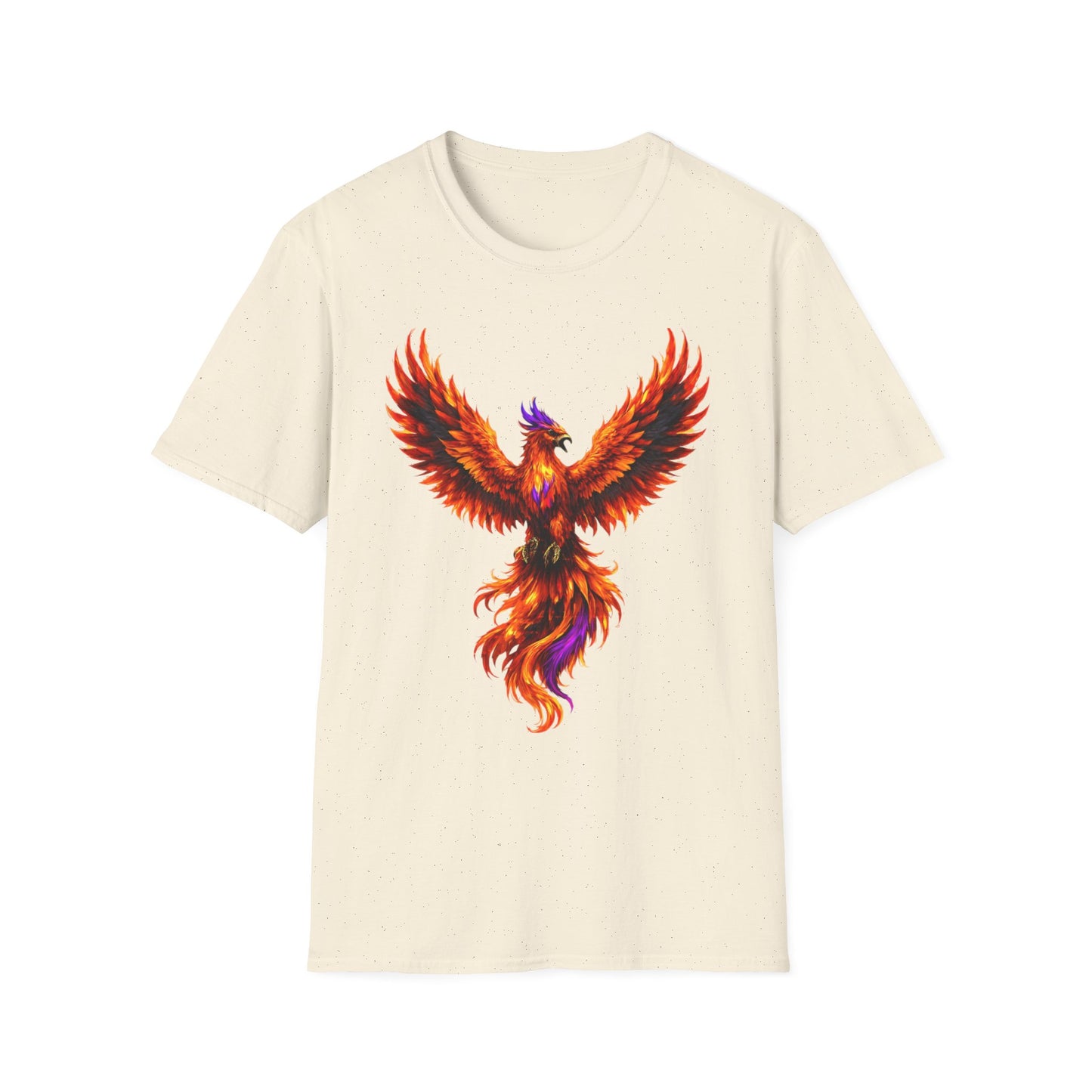 Fire Phoenix T-Shirt | Vibrant Mythical Bird Graphic Tee | Spirit Animal T