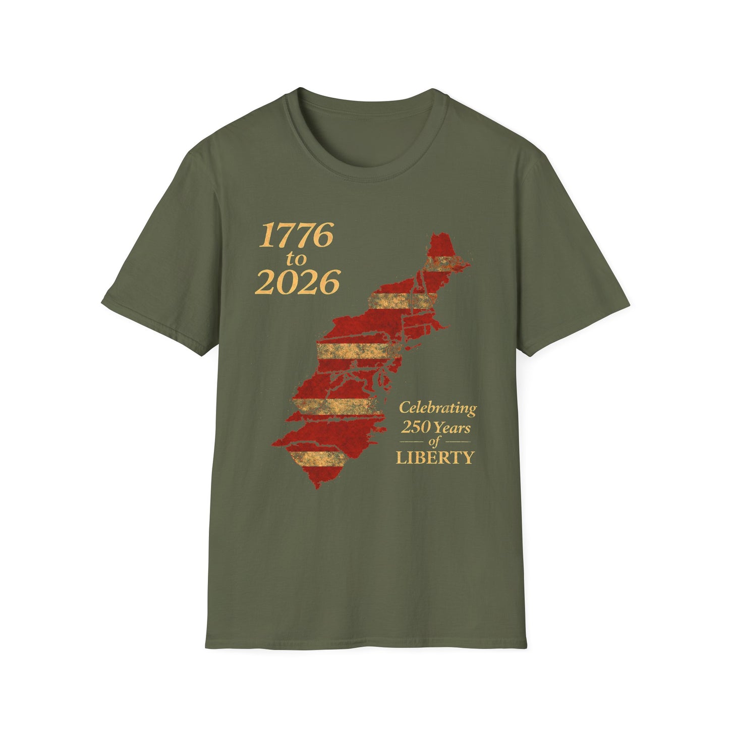 250 Years of Liberty Shirt | 1776 to 2026 Patriotic T | Vintage American Flag Tee | USA Independence Day Shirt | Men's Gift