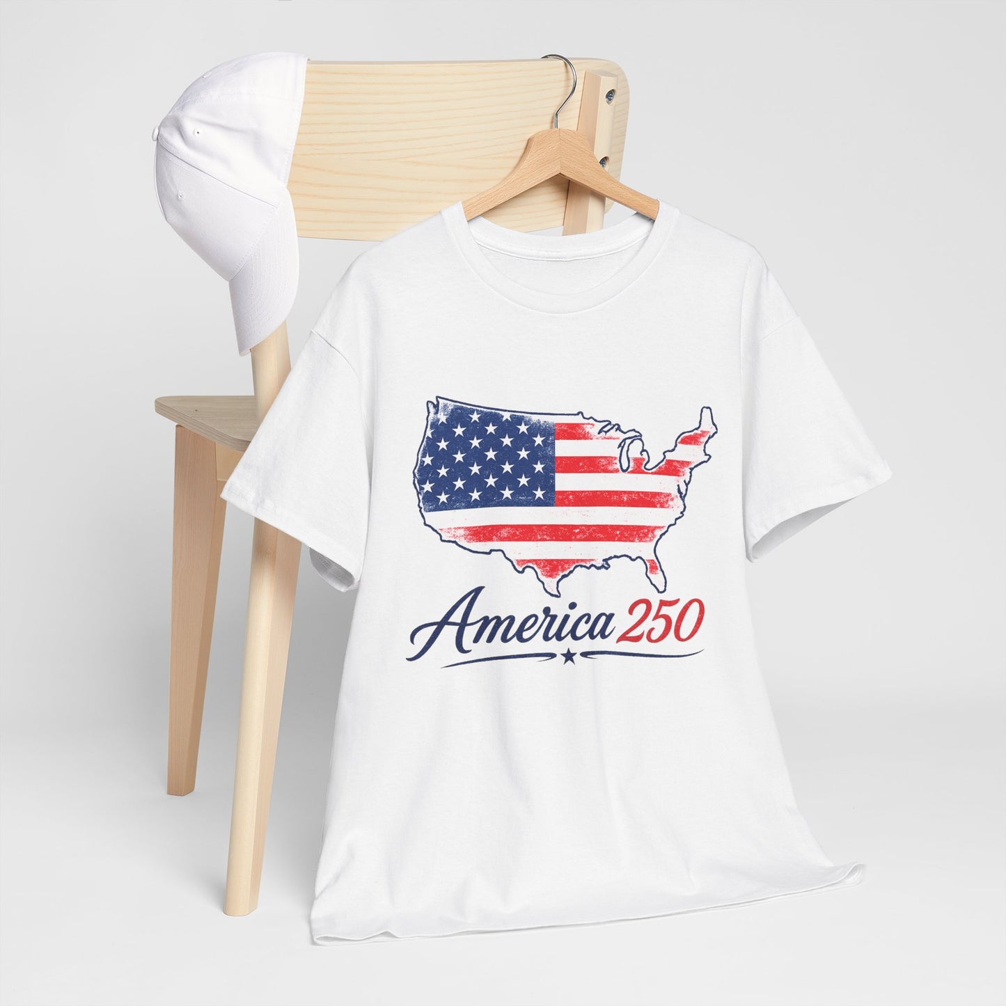 America 250 USA Map T-Shirt | America Anniversary Tee