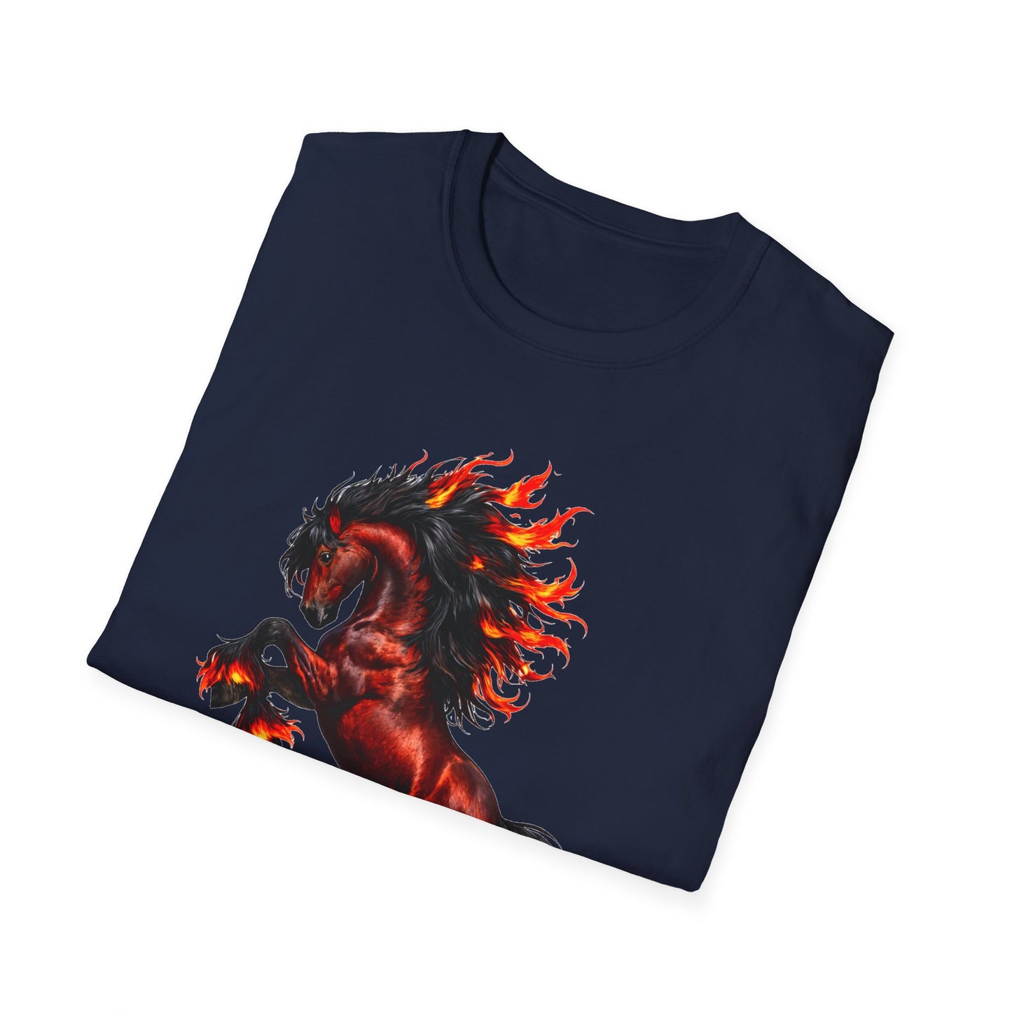 Year of the Fire Horse T-Shirt (Dark Color Shirt)| Fiery Horse Graphic | Symbolic Animal shirt