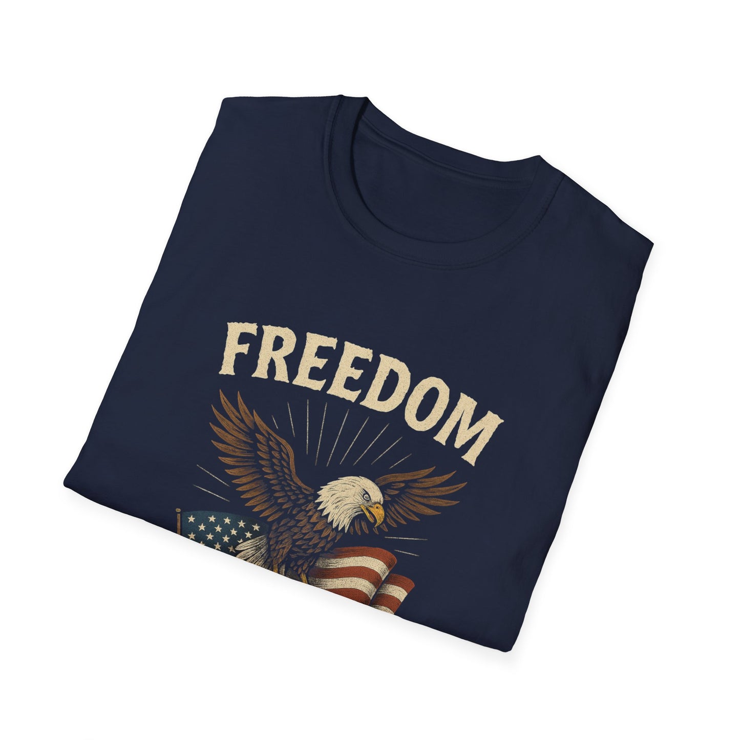 Freedom Isn’t Free Shirt, Patriotic Eagle T-Shirt | American Flag Tee | 4th of July Shirt | Veteran Tribute Shirt | USA Freedom Apparel