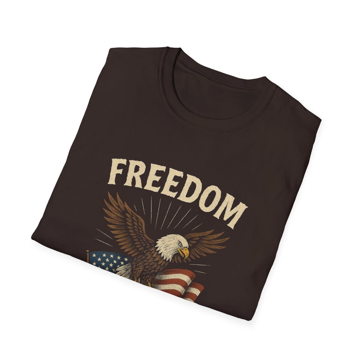 Freedom Isn’t Free Shirt, Patriotic Eagle T-Shirt | American Flag Tee | 4th of July Shirt | Veteran Tribute Shirt | USA Freedom Apparel