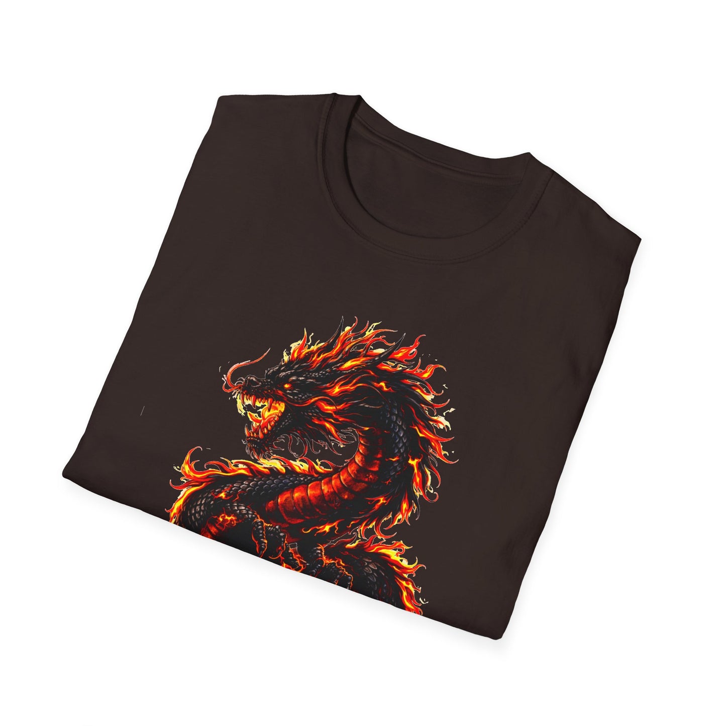 Fire Dragon Graphic T Shirt
