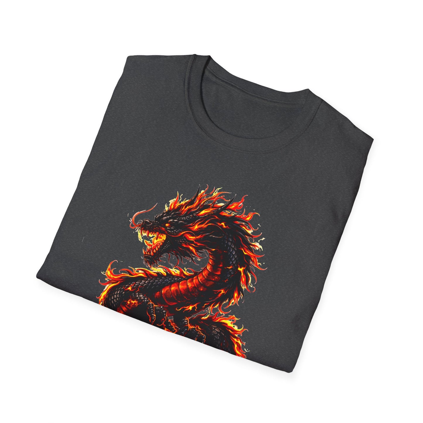 Fire Dragon Graphic T Shirt