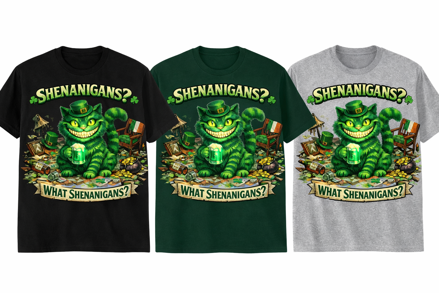 Cheshire Cat 'What Shenanigans?' T-Shirt