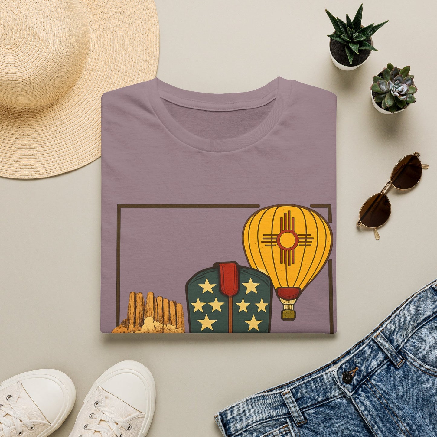 New Mexico Patriotic Cowboy Boot — Americana New Mexico Graphic Tee