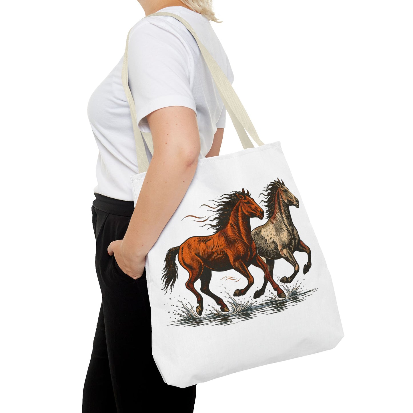 Wild Horse Tote Bag | Equestrian Art