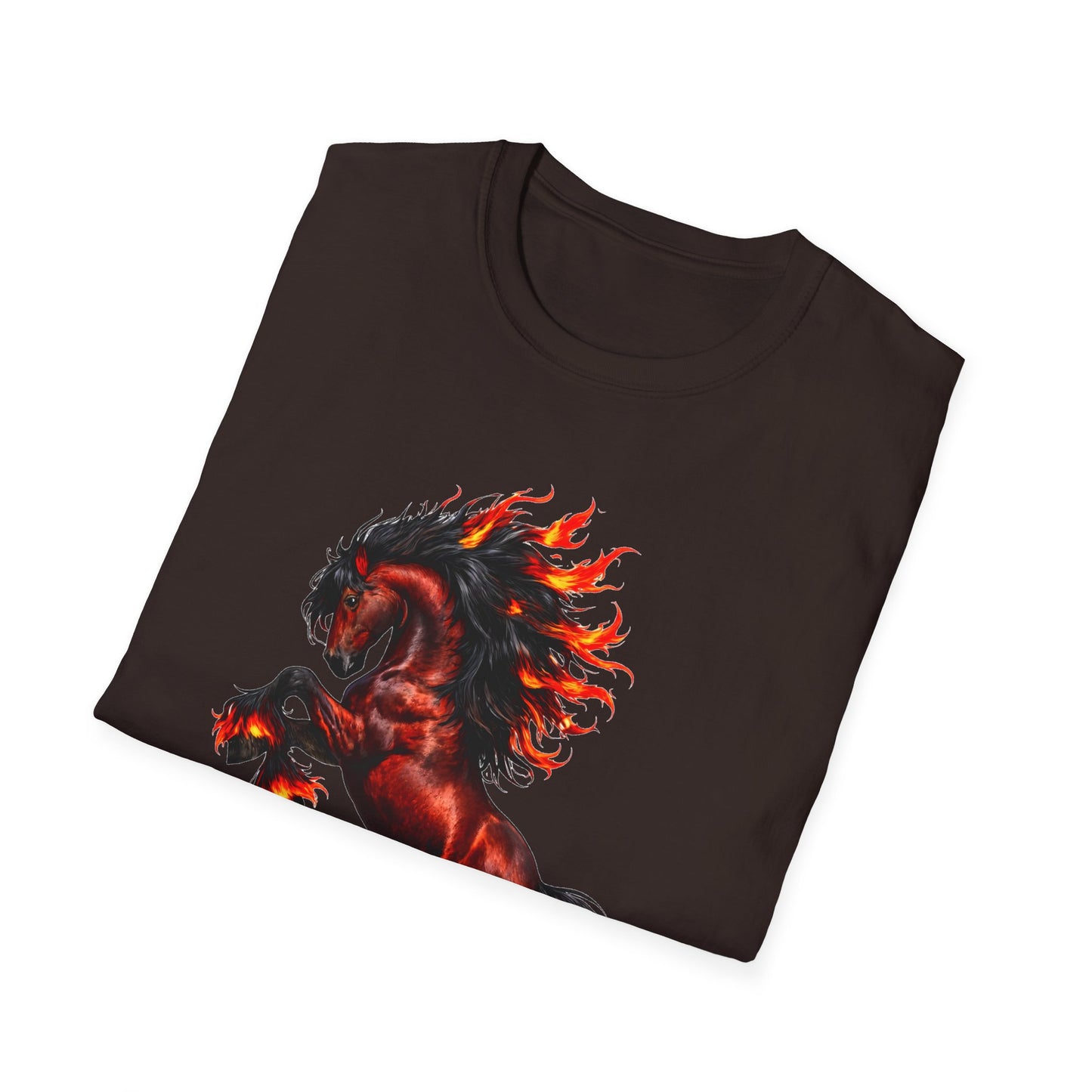 Year of the Fire Horse T-Shirt (Dark Color Shirt)| Fiery Horse Graphic | Symbolic Animal shirt