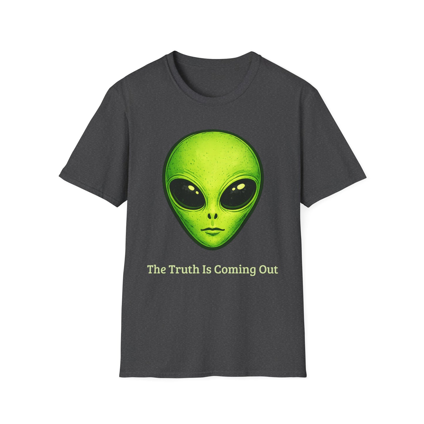 Alien Head T-Shirt | The Truth Is Coming Out, UFO Extraterrestrial