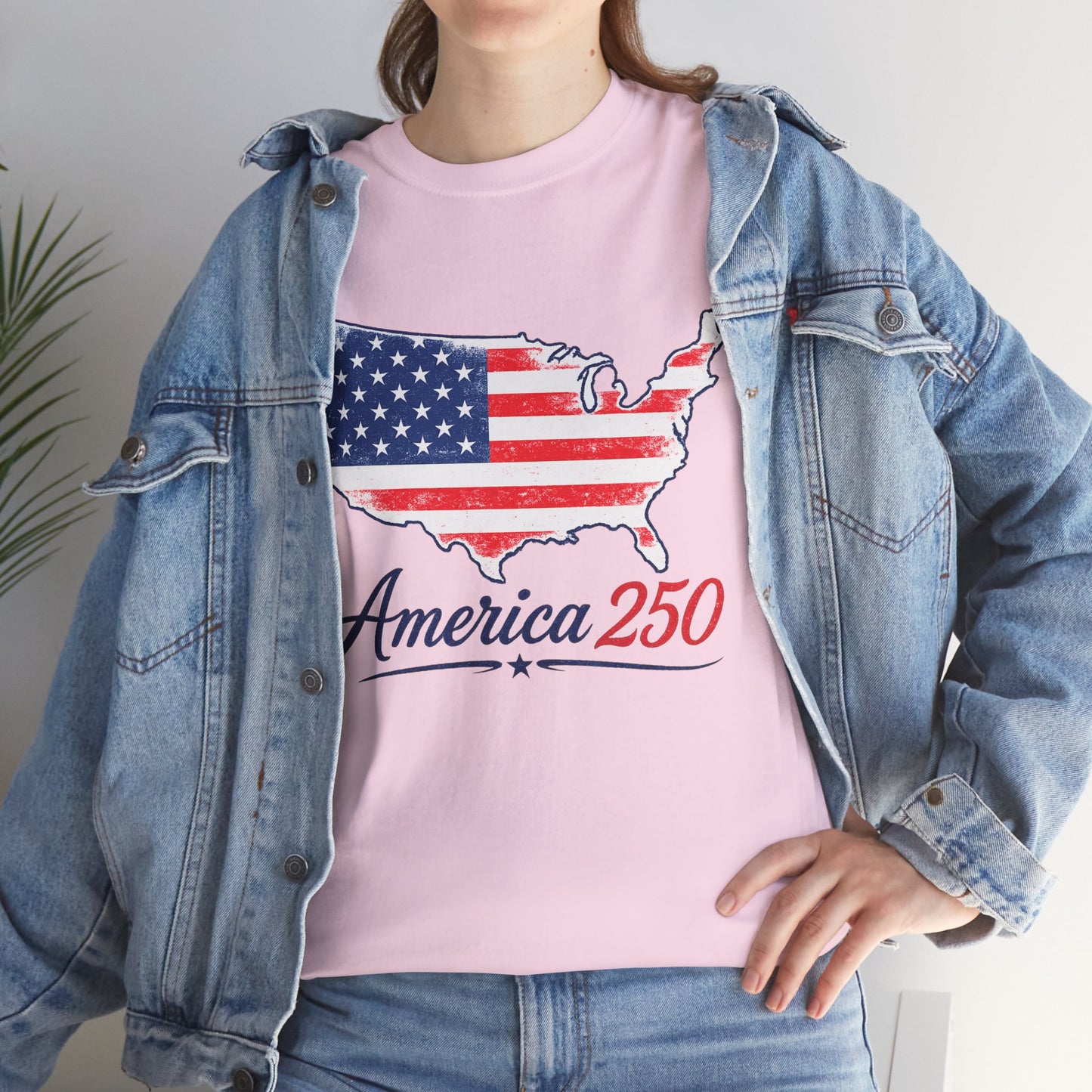 America 250 USA Map T-Shirt | America Anniversary Tee