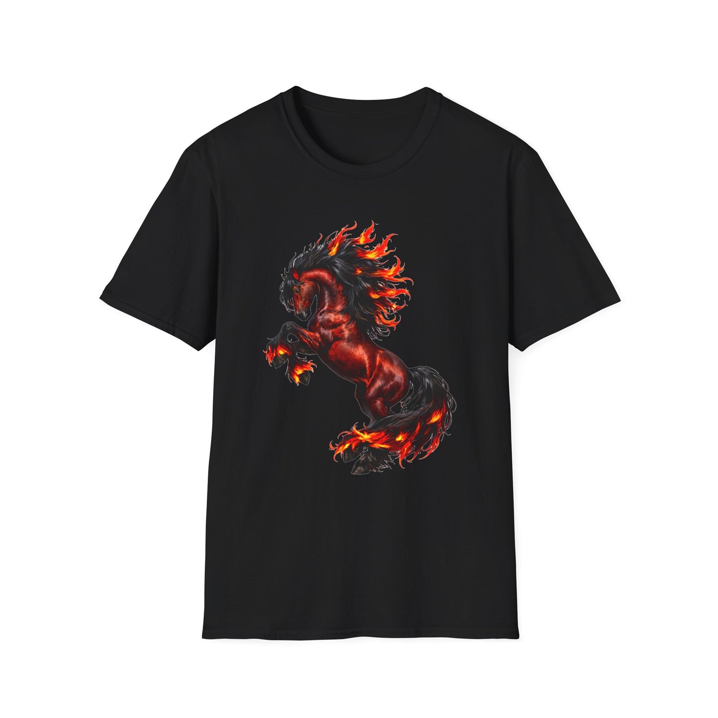 Year of the Fire Horse T-Shirt (Dark Color Shirt)| Fiery Horse Graphic | Symbolic Animal shirt