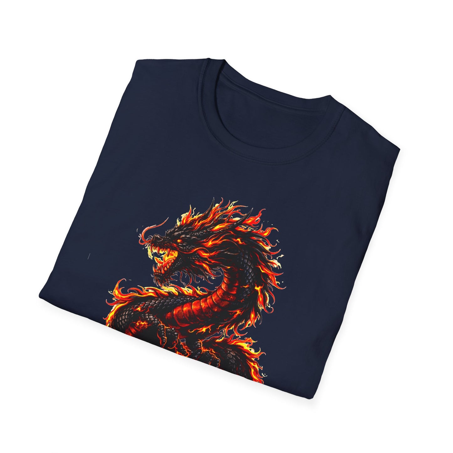 Fire Dragon Graphic T Shirt