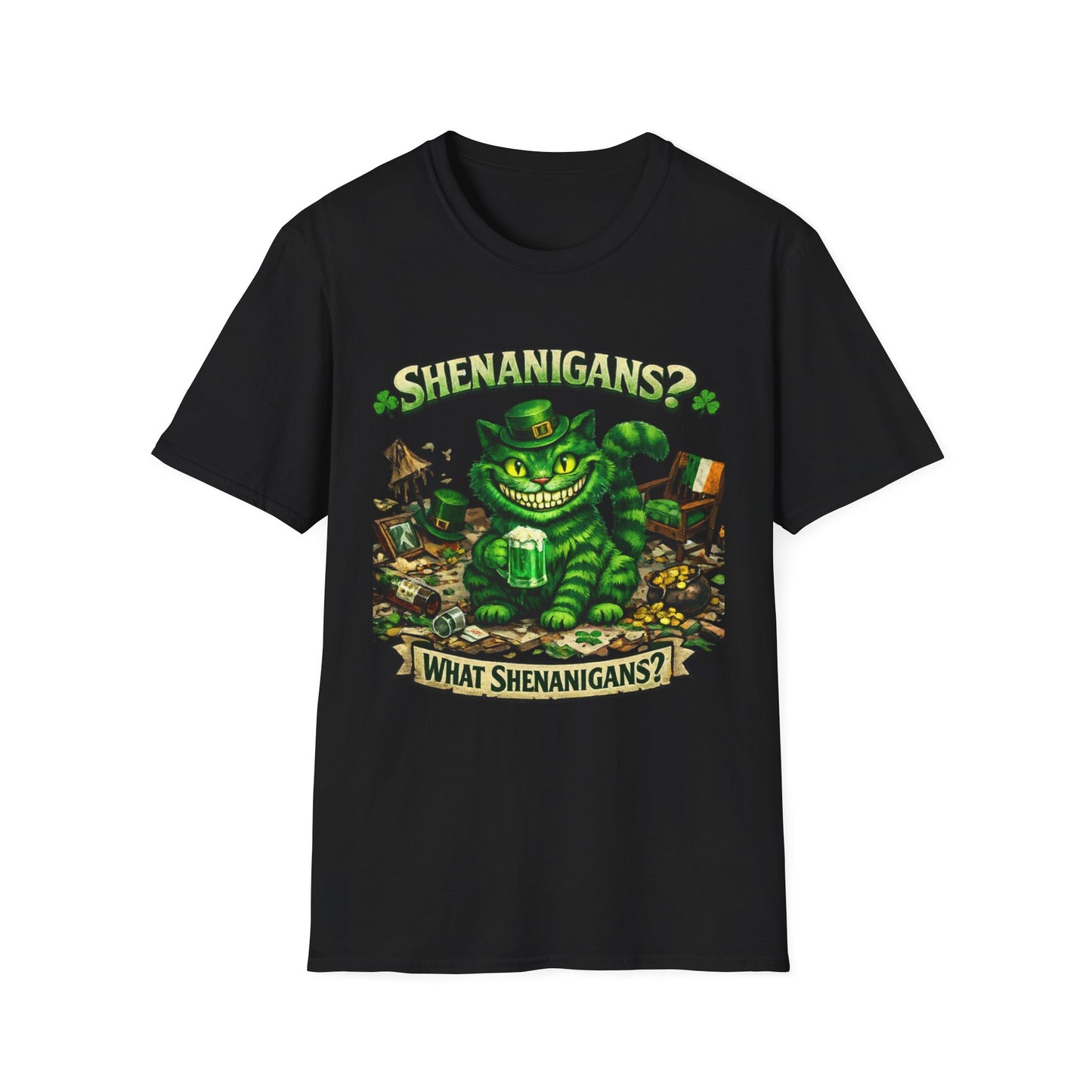 Cheshire Cat 'What Shenanigans?' T-Shirt