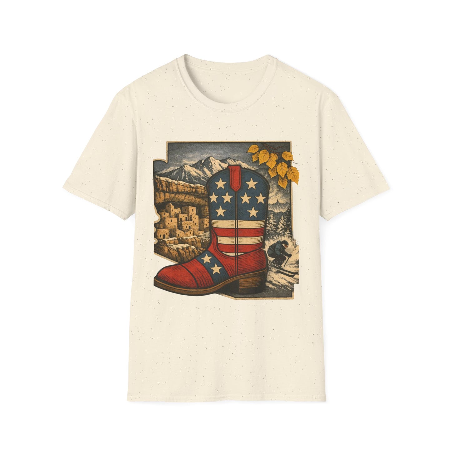 Colorado Cowboy Boot T-Shirt — Patriotic Western Tee