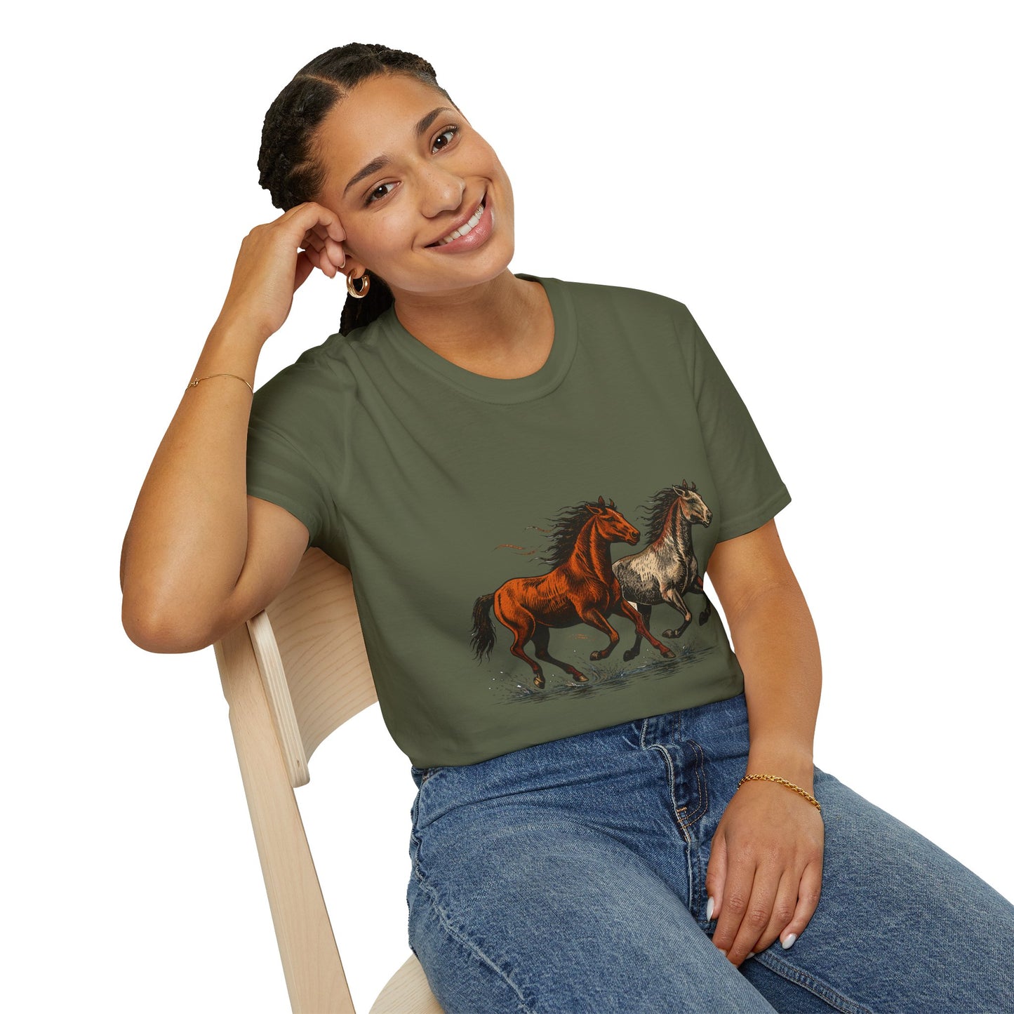 Mustang T-Shirt | Wild Horse Shirt | Western Horse T-Shirt