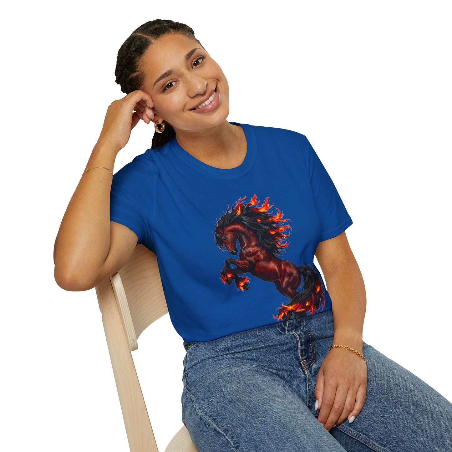 Fire Horse Shirt | Chinese Zodiac Horse Tee | Mythical Fire Horse Design | Fantasy Horse Gift | Lunar New Year Shirt