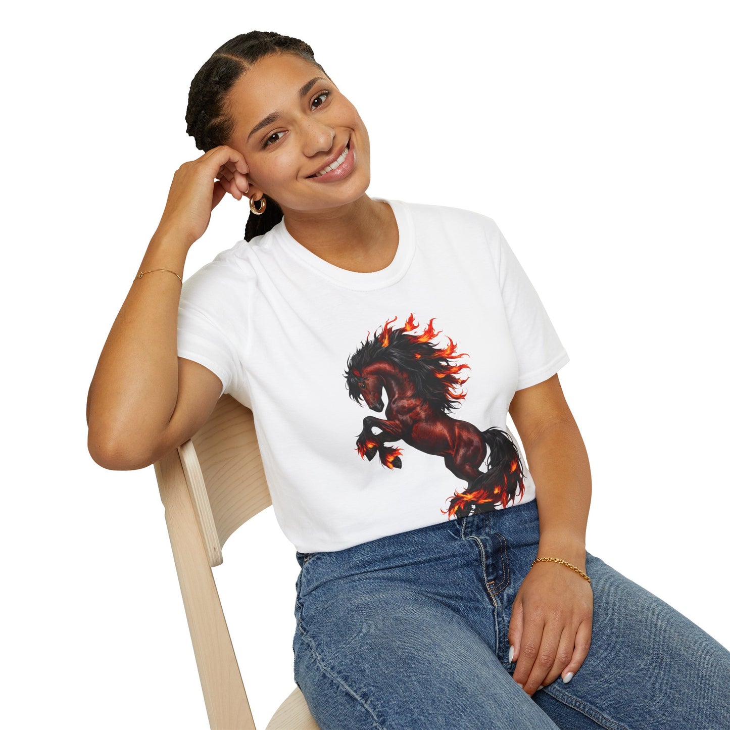 Fire Horse Shirt | Chinese Zodiac Horse Tee | Mythical Fire Horse Design | Fantasy Horse Gift | Lunar New Year Shirt