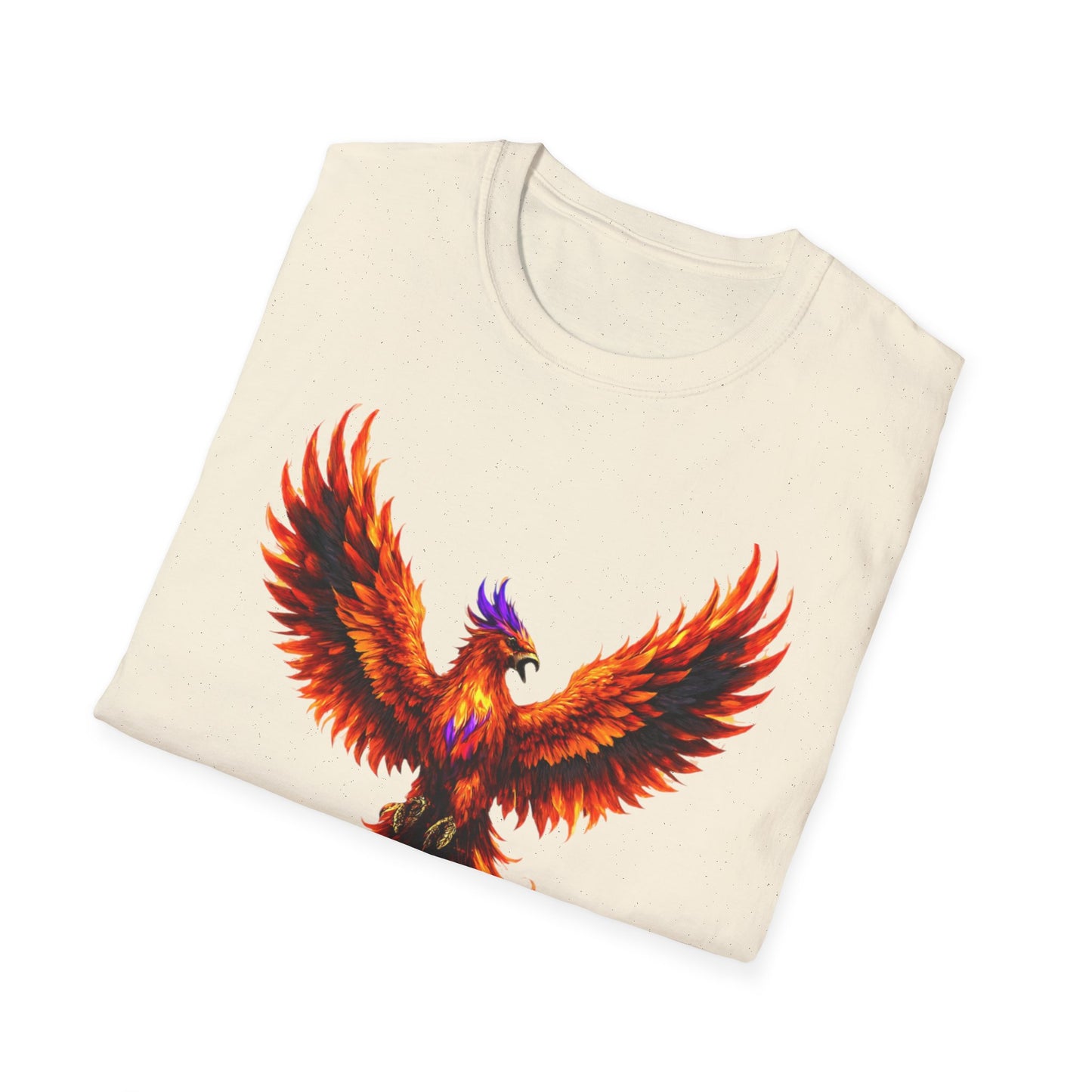 Fire Phoenix T-Shirt | Vibrant Mythical Bird Graphic Tee | Spirit Animal T