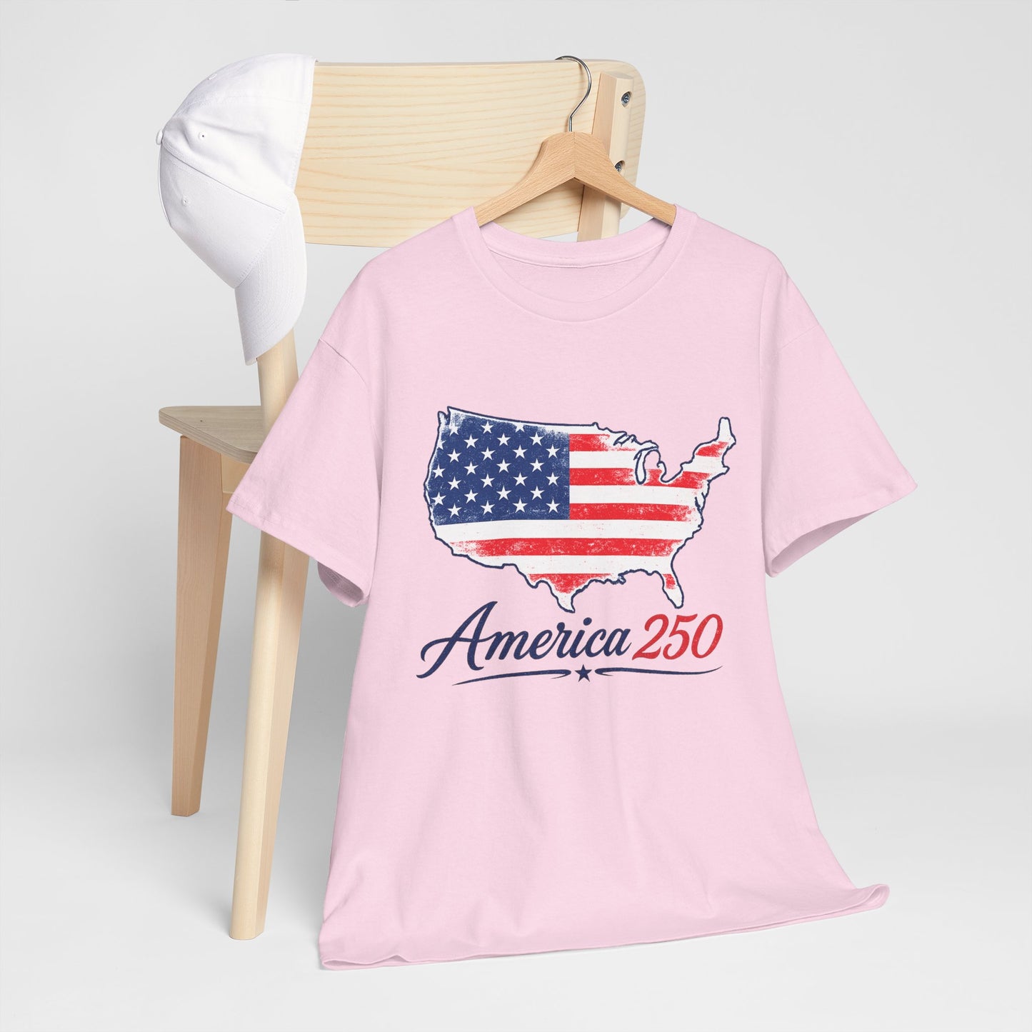 America 250 USA Map T-Shirt | America Anniversary Tee