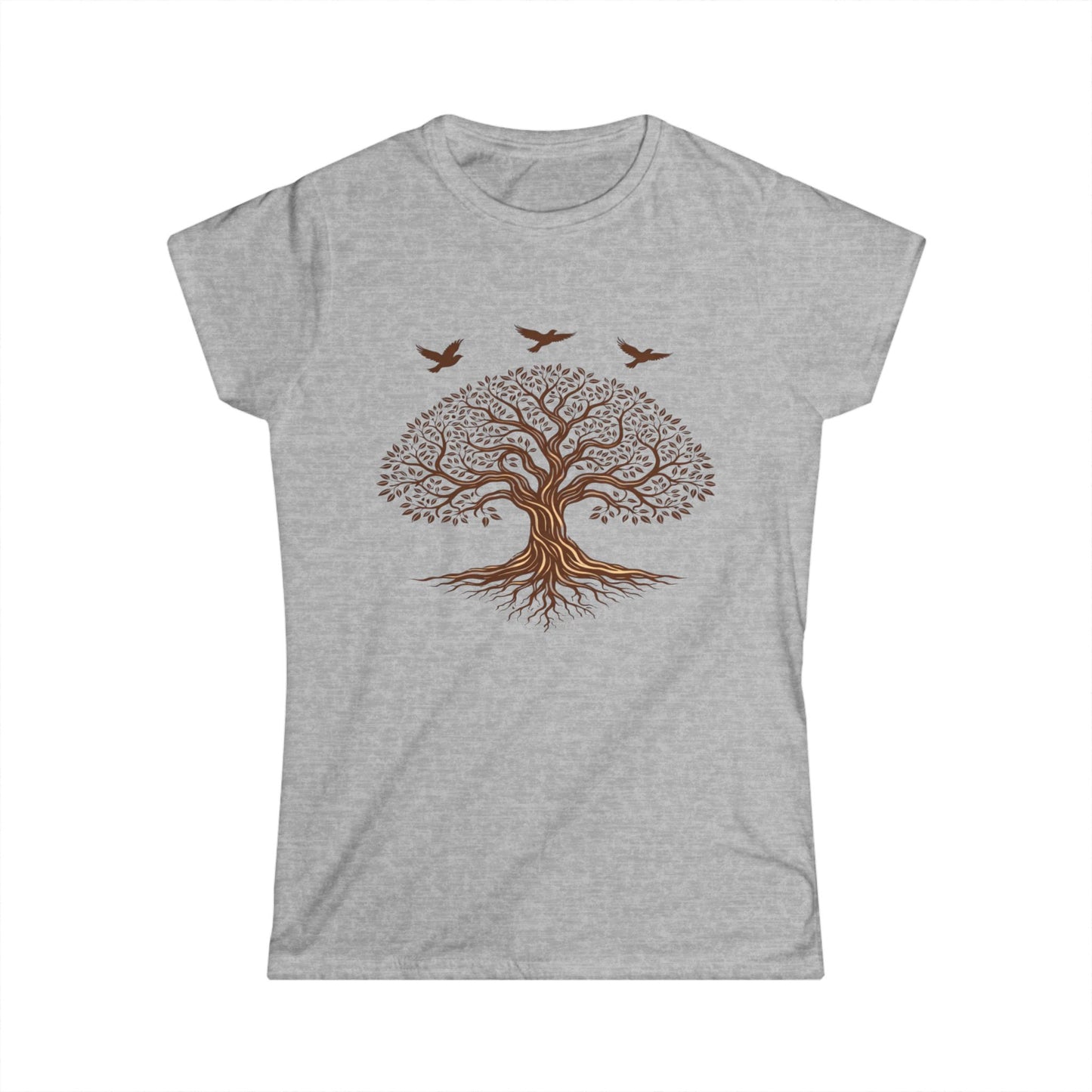 Tree of Life Shirt with Birds | Nature Graphic Tee | Spiritual Growth Shirt| Boho Tree Tee| Colorful Shirt Options