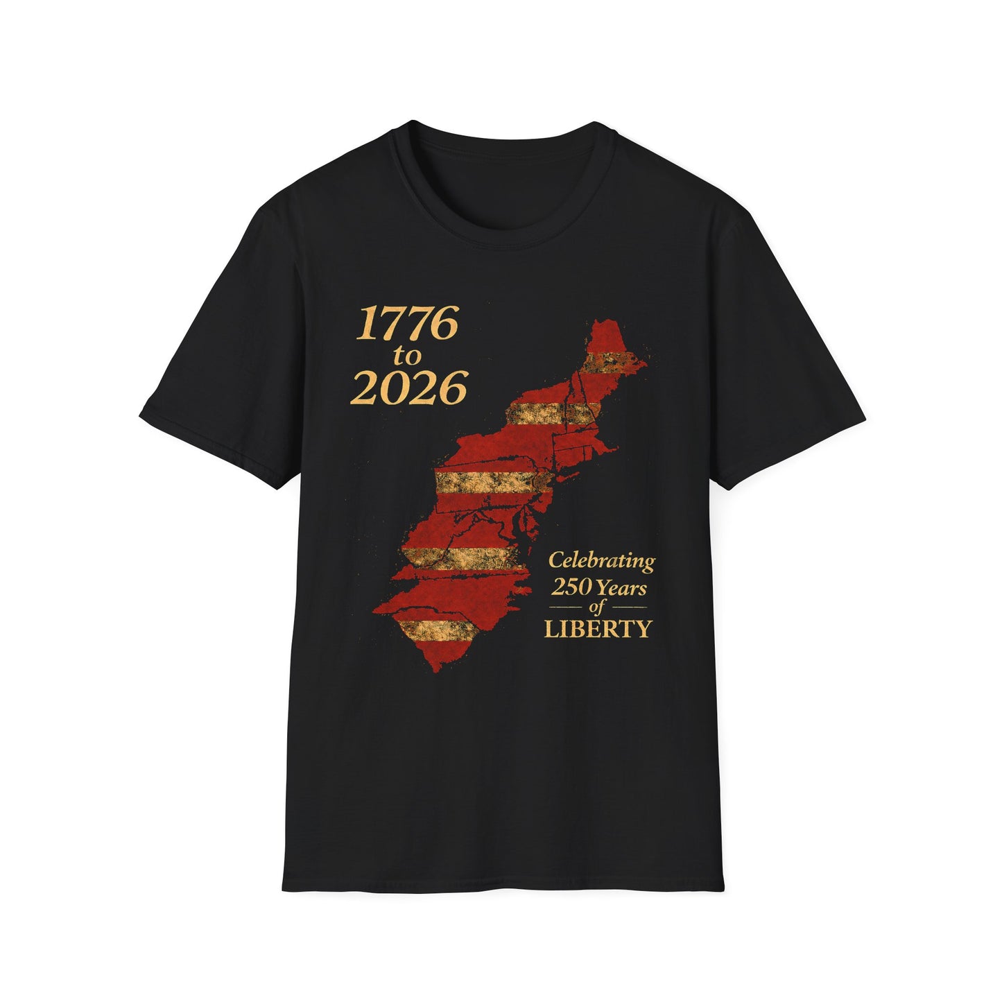 250 Years of Liberty Shirt | 1776 to 2026 Patriotic T | Vintage American Flag Tee | USA Independence Day Shirt | Men's Gift