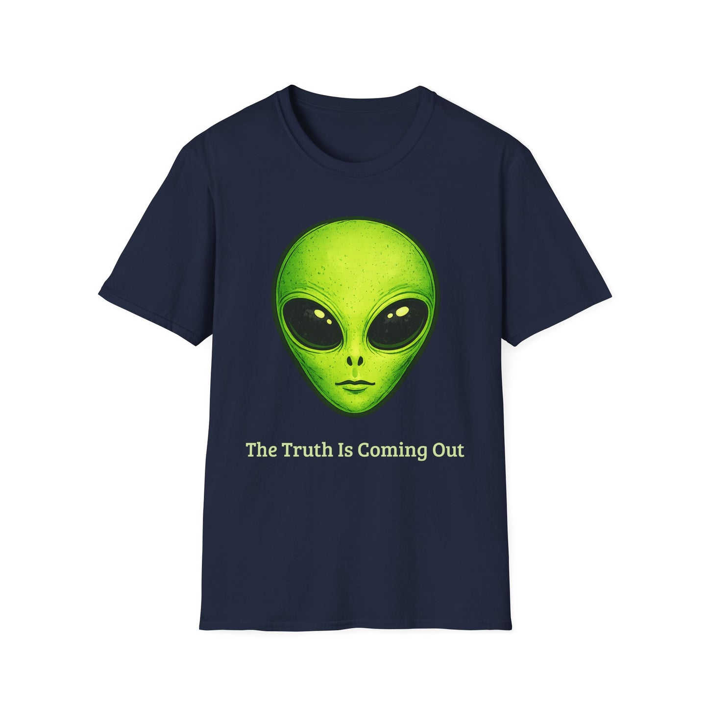 Alien Head T-Shirt | The Truth Is Coming Out, UFO Extraterrestrial