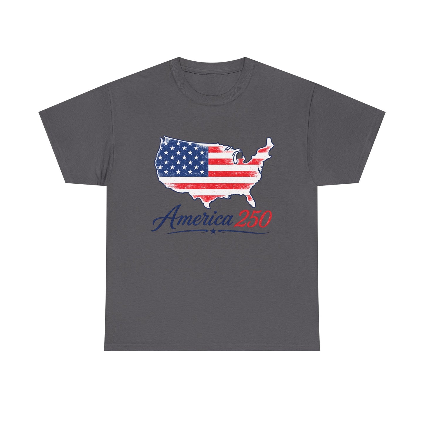 America 250 USA Map T-Shirt | America Anniversary Tee