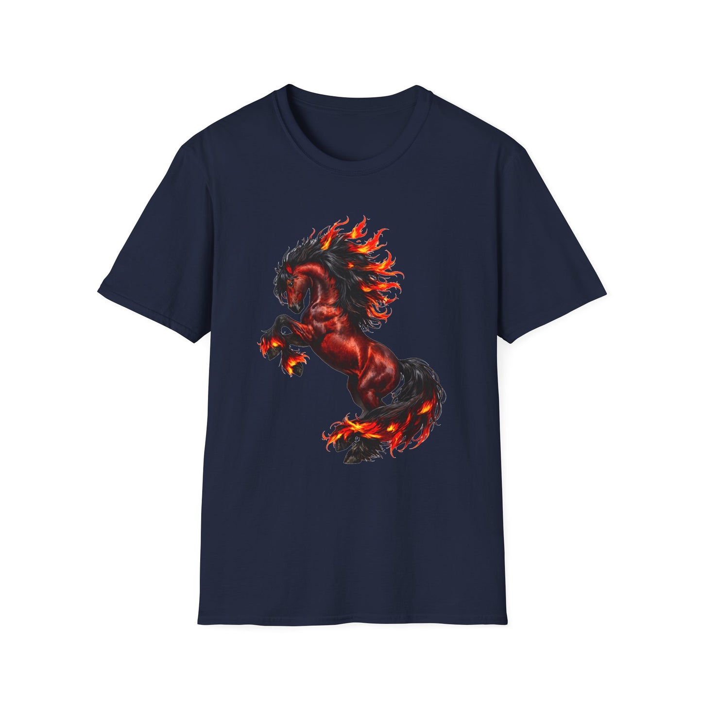 Year of the Fire Horse T-Shirt (Dark Color Shirt)| Fiery Horse Graphic | Symbolic Animal shirt